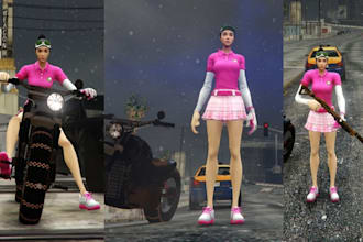 do custom tattoo, custom ped, custom clothes, fivem chain, custom fivem ped