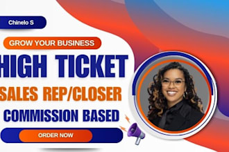 closer high ticket sales for your business on commission based sales rep