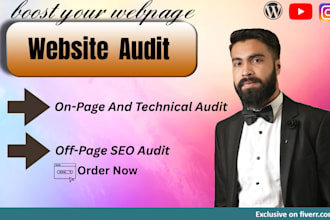 perform a full website SEO audit and technical analysis