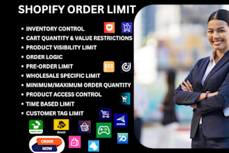 setup shopify order limit minmaxify ruffruff oc quantity blockify madgic dc cart