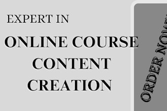 create online course content, course upload, script writing, comedy writing