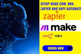 setup make com automation vapi chat gpt zapier api ai agent n8n workflow