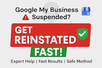 reinstate your suspended google my business profile fast