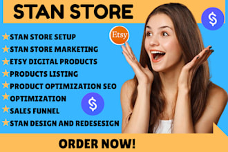 do stan store promotion, stan store marketing, stan store design to drive sales
