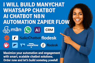 build manychat whatsapp chatbot instagram bot ai chatbot n8n automation workflow