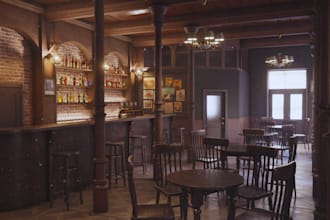 do 3d cgi pub, tavern, bar, beerhouse, bierkeller, alehouse, boozer design