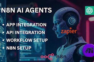 automate workflows with n8n, zapier, make, chatgpt, vapi and monday CRM setup