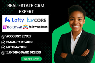 setup lofty crm website kvcore follow up boss boldtrail and automation