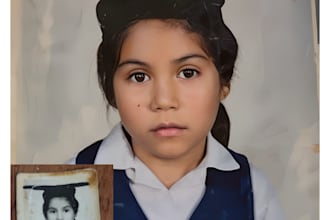 expertly restore and colorize your old black and white photos