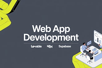 build lovable ai, supabase web app, saas app lovable dev and n8n automation