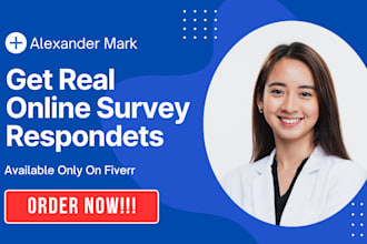 get 500 real respondents to fill online survey, google form, questionnaire