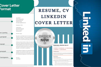 write a job winning resume, cover letter, cv, and optimize your linkedin profile