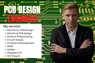 design circuit, schematic diagram pcb boards layout, fabrication gerber bom file