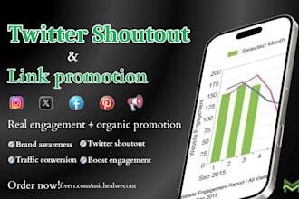 promote twitter shoutout on share link 100m ig,yt,website,fb,we,crypto