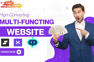 design your websites for job boards, ai, showit, hostinger, and loan platform