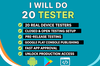 do 20 tester closed testing publish app google play console android development