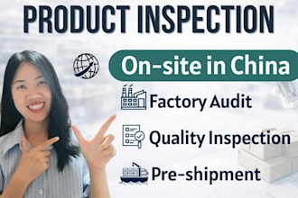 do product inspection and quality control in china