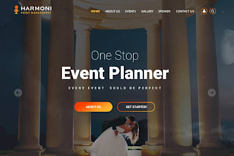 build squarespace party events website rental decorator wedding photto website