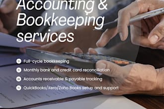 do accurate bookkeeping in quickbooks, xero, or zoho books