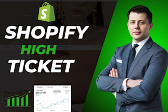 build shopify high ticket dropshipping store high ticket product research