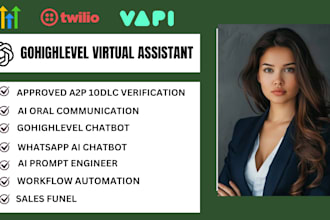 verify a2p 10dlc on twillo build gohihlevel sales funnel whatsapp chatbot
