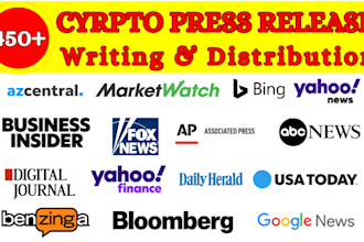do crypto press release crypto press release writing crypto PR distribution