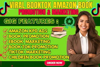 do amazon books promotion booktok video amazon kpd ads children ebook promotion