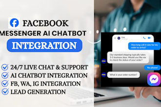 create a instagram facebook messenger ai chatbot automation development manychat