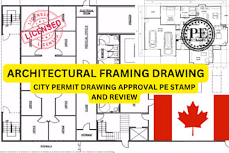licensed architect, structural engineering pe stamp in quebec nunavut ontario