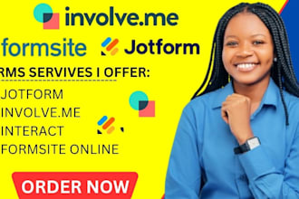build jotform, involve me, interact, formsite online