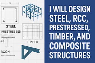 drawings and calculations steel, concrete, timber building