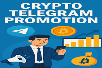 grow crypto telegram promotion, crypto telegram marketing, telegram subscribers