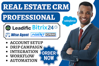setup leadific wise agent drip campaign bitrix24 agent crm salesforce automation