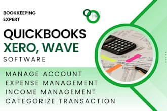 setup quickbooks xero wave uk account bookkeeping cleanup quickbooks online xero