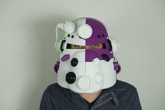 create high detail 3d anime cosplay props, printable