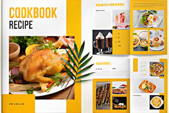 create professional cookbook and recipe ebook design to match your specific need