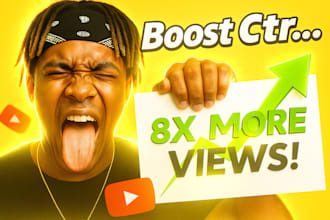 design attractive clickbait amazing youtube thumbnail in 3hr