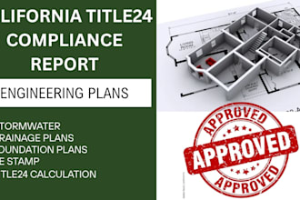 california title 24, engineering plans, stormwater, drainage, foundation plans