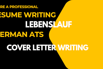 be your professional lebenslauf writing, german cv translation
