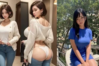 develop ai influencer website, ai model generator, ai  nsfw website