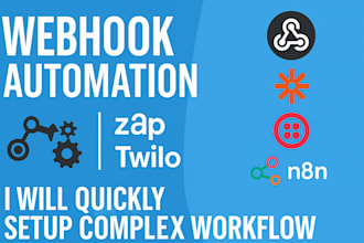 quickly setup complex webhook workflow n8n twilio studio tms zapier automation