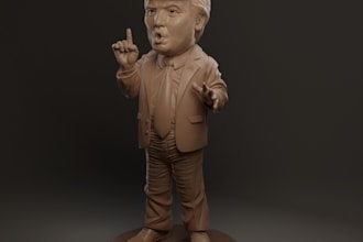 design 3d caricature toys,action figurine,chibi styled model,funko pop toys,stl