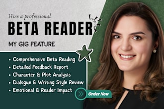beta read, critique your fiction, non fiction novel and provide honest feedback