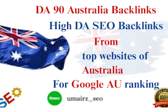 do high da SEO australian backlinks for google australia ranking
