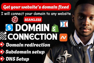 connect domain or subdomain from godaddy to shopify, squarespace, or fix domain