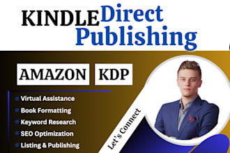 format, publish and list books on amazon kindle direct publishing KDP amazon KDP