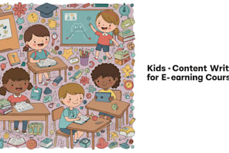be your kids content writer, elearning course