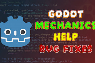 help you with godot game development