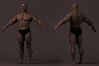 rigify rig3d character in blender,morph,ikfk,rig full body,52 arkit blend shapes