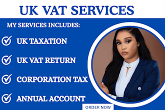 file your UK company  accounts, tax return, vat, and self assessment with hmrc